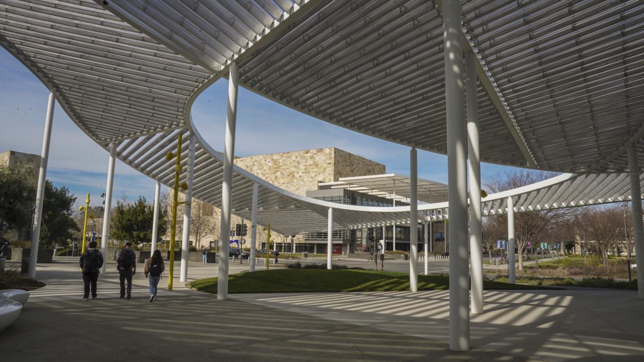 outside building of Jan Shrem and Maria Manetti Shrem Museum of Art