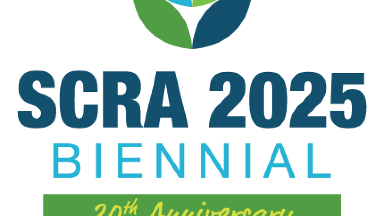 SCRA Anniversary logo
